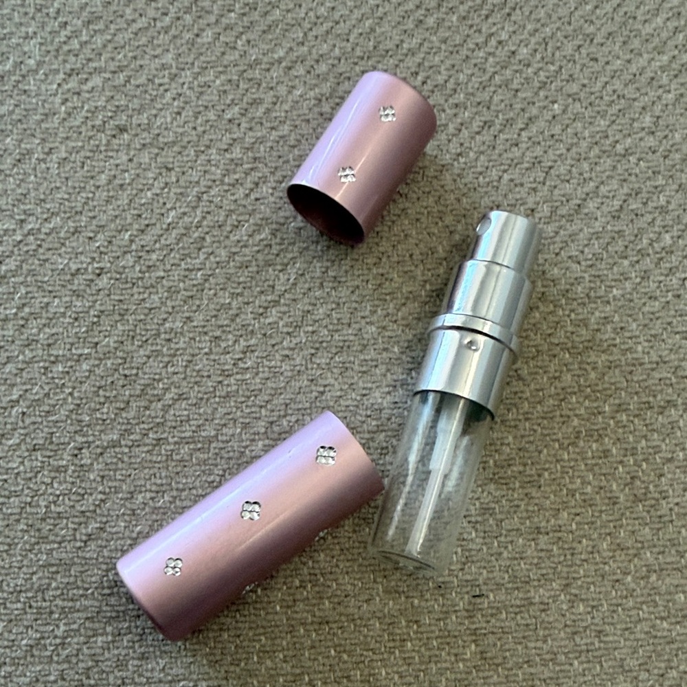 Pink Rhinestone Travel Perfume Atomizer - Picture 2 of 5
